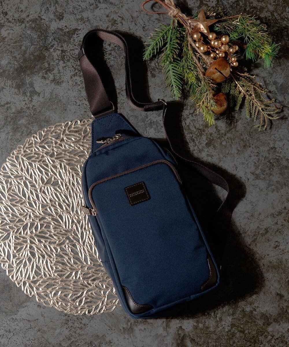 【エース バッグズ アンド ラゲッジ/ACE BAGS & LUGGAGE / MEN】のMACKINTOSH PHILOSOPHY バルヴェニー ワンショルダータイプ インテリア・キッズ・メンズ・レディースファッション・服の通販 founy(ファニー) 　ファッション　Fashion　メンズファッション　MEN　バッグ　Bag/Men　コンパクト　Compact　ショルダー　Shoulder　ジャケット　Jacket　スマホ　Smartphone　フロント　Front　ポケット　Pocket　再入荷　Restock/Back In Stock/Re Arrival　旅行　Travel　終了ネイビー|ID: prp329100004537295 ipo3291000000032413596
