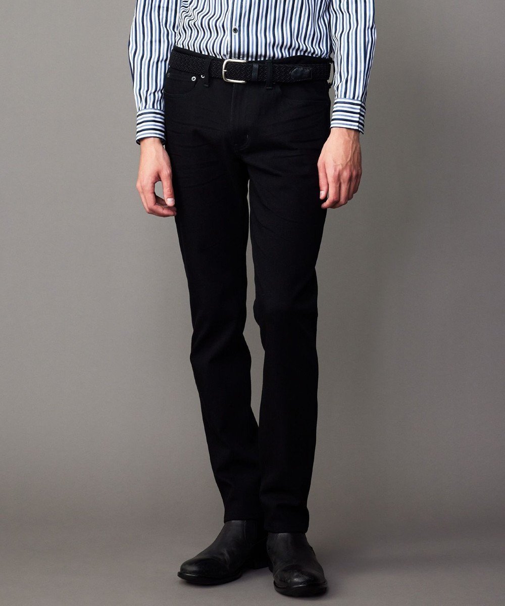 【ジョセフ アブード/JOSEPH ABBOUD / MEN】の【ストレッチ/きれいめコーデに!】2WAY ストレッチ デニム インテリア・キッズ・メンズ・レディースファッション・服の通販 founy(ファニー) 　ファッション　Fashion　メンズファッション　MEN　ボトムス　Bottoms/Men　デニムパンツ　Denim Pants　ジャケット　Jacket　ストレッチ　Stretch　スリム　Slim　デニム　Denim　フィット　Fit　A/W・秋冬　Aw・Autumn/Winter・Fw・Fall-Winter　S/S・春夏　Ss・Spring/Summer　夏　Summer　ブラック系|ID: prp329100004537296 ipo3291000000032125835