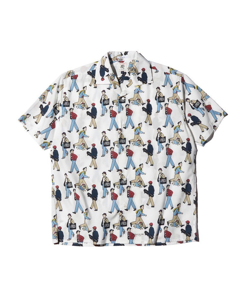 【ジェイ プレス/J.PRESS / MEN】の【AaronChang】【UNISEX】プリントタイプライター オープンカラーシャツ 人気、トレンドファッション・服の通販 founy(ファニー) 　ファッション　Fashion　レディースファッション　WOMEN　トップス・カットソー　Tops/Tshirt　シャツ/ブラウス　Shirts/Blouses　イラスト　Illustration　インナー　Inner　春　Spring　ショーツ　Shorts　シンプル　Simple　ジャケット　Jacket　スラックス　Slacks　タイプライター　Typewriter　デニム　Denim　バランス　Balance　プリント　Print　ボックス　Box　ユニセックス　Unisex　リゾート　Resort　リラックス　Relax　ルーズ　Loose　S/S・春夏　Ss・Spring/Summer　夏　Summer　 other-1|ID: prp329100004537298 ipo3291000000032062618
