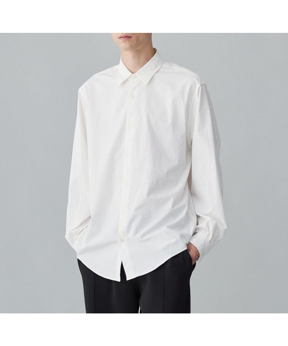 【アンフィーロ/UNFILO / MEN】のコンフォート レギュラーカラーシャツ 24年秋冬商品 インテリア・キッズ・メンズ・レディースファッション・服の通販 founy(ファニー) 　ファッション　Fashion　メンズファッション　Fashion for Men　トップス・カットソー　Cut & Sew Tops　メンズシャツ　Shirts　吸水　Absorbent, Quick-Dry　軽量　Lightweight, Ultra Light　シンプル　Simple, Minimal　ストレッチ　Stretch, Stretchy Fabric　バランス　Balance, Style Balance　A/W・秋冬　Autumn/Winter　オフ|ID: prp329100004537300 ipo3291000000033022418