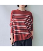 【自由区/JIYU-KU】の【WEB限定カラーあり】レーヨンストレッチ ニットT 人気、トレンドファッション・服の通販 founy(ファニー) ファッション Fashion レディースファッション Fashion for Women トップス・カットソー Cut & Sew Tops ニット Knit Tops & Sweaters インナー Innerwear エレガント 上品 Elegant シンプル Simple, Minimal ジャケット Jacket, Outerwear ストレッチ Stretch, Stretchy Fabric セーター Sweater, Knitwear A/W・秋冬 Autumn/Winter thumbnail [新色]ローズボーダー|ID: prp329100004537308 ipo3291000000033516868