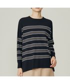 【自由区/JIYU-KU】の【WEB限定カラーあり】レーヨンストレッチ ニットT 人気、トレンドファッション・服の通販 founy(ファニー) ファッション Fashion レディースファッション Fashion for Women トップス・カットソー Cut & Sew Tops ニット Knit Tops & Sweaters インナー Innerwear エレガント 上品 Elegant シンプル Simple, Minimal ジャケット Jacket, Outerwear ストレッチ Stretch, Stretchy Fabric セーター Sweater, Knitwear A/W・秋冬 Autumn/Winter thumbnail [新色]ネイビーボーダー|ID: prp329100004537308 ipo3291000000033516869