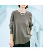【自由区/JIYU-KU】の【WEB限定カラーあり】レーヨンストレッチ ニットT 人気、トレンドファッション・服の通販 founy(ファニー) ファッション Fashion レディースファッション Fashion for Women トップス・カットソー Cut & Sew Tops ニット Knit Tops & Sweaters インナー Innerwear エレガント 上品 Elegant シンプル Simple, Minimal ジャケット Jacket, Outerwear ストレッチ Stretch, Stretchy Fabric セーター Sweater, Knitwear A/W・秋冬 Autumn/Winter thumbnail [新色]カーキ|ID: prp329100004537308 ipo3291000000034331405