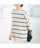 【自由区/JIYU-KU】の【WEB限定カラーあり】レーヨンストレッチ ニットT 人気、トレンドファッション・服の通販 founy(ファニー) ファッション Fashion レディースファッション Fashion for Women トップス・カットソー Cut & Sew Tops ニット Knit Tops & Sweaters インナー Innerwear エレガント 上品 Elegant シンプル Simple, Minimal ジャケット Jacket, Outerwear ストレッチ Stretch, Stretchy Fabric セーター Sweater, Knitwear A/W・秋冬 Autumn/Winter thumbnail ベージュ×ブラック|ID: prp329100004537308 ipo3291000000034331415