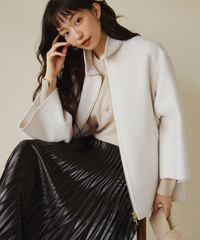 【23区/NIJYUSANKU】のウールリバー スタンドカラーコート インテリア・キッズ・メンズ・レディースファッション・服の通販 founy(ファニー) https://founy.com/ ファッション Fashion レディースファッション Fashion for Women アウター Coat / Outerwear Collection コート・ロングコート・ピーコート Long Coats, Peacoats & More レディースジャケット・軽アウター Jackets ジャケット Jacket, Outerwear スタンド Stand Collar, Upright Stand トレンド Trend, Trending Now フロント Front, Front Design ベーシック Basic, Essential ポンチョ Poncho, Cape Style メルトン Melton, Heavy Wool A/W・秋冬 Autumn/Winter 冬 Winter / This Winter 2024年 2024 2024-2025秋冬・A/W Autumn/Winter 2024–25 AW24–25 |ID: prp329100004537310 ipo3291000000033689905