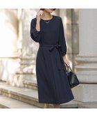 【ジェイ プレス/J.PRESS】のノルディス2wayジョーゼット フロントプリーツ ワンピース ネイビー系|ID: prp329100004537312 ipo3291000000035636647