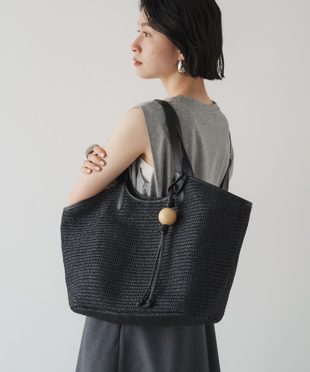 【ラシット/russet】の《russet×BEARDSLEYコラボ第2弾》カゴトートバッグ(CE-1530) 人気、トレンドファッション・服の通販 founy(ファニー) 　ファッション　Fashion　レディースファッション　Ladies' Fashion Online　バッグ　Bag　春　Spring　コラボ　Collaboration　コレクション　Collection　軽量　Lightweight　スマート　Smart　財布　Wallet　チャーム　Charm　デニム　Denim　定番　Standard　人気　Popularity　ハンド　Hand　フォルム　Form　プリント　Print　ポケット　Pocket　ラフィア　Raffia　ワンポイント　One Point　ワーク　Work　S/S・春夏　Ss・Spring/Summer　再入荷　Restock/Back In Stock/Re Arrival　おすすめ　Recommend　日本製　Made In Japan　夏　Summer　 other-1|ID: prp329100004537349 ipo3291000000032602929