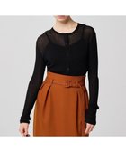 【アンクレイヴ/uncrave】のシアーニット カーディガン(uncrave WHITE) 人気、トレンドファッション・服の通販 founy(ファニー) ファッション Fashion レディースファッション Fashion for Women トップス・カットソー Cut & Sew Tops ニット Knit Tops & Sweaters カーディガン・羽織り Layered Style Cardigans カーディガン Cardigan, Knitwear シアー Sheer, See-Through ストレッチ Stretch, Stretchy Fabric セーター Sweater, Knitwear フィット Fit, Slim Fit ベーシック Basic, Essential モダン Modern, Contemporary A/W・秋冬 Autumn/Winter thumbnail ブラック|ID: prp329100004537356 ipo3291000000036062845