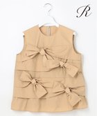 【23区/NIJYUSANKU】の【R(アール)】ナイロンタフタワッシャー ノースリーブブラウス ベージュ系|ID: prp329100004537359 ipo3291000000032991252