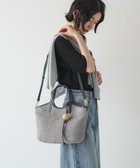 【ラシット/russet】の《russet×BEARDSLEYコラボ第2弾》カゴ2wayトートバッグ(CE-1531) Gray|ID: prp329100004537363 ipo3291000000032650497