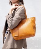 【エクエル ル スティル デヴィ/Hekher Le Style de Vie】の【日本製 / A4サイズ対応/セレモニーにも】シュリンクレザー トートバッグ キャメル|ID: prp329100004537382 ipo3291000000035889243