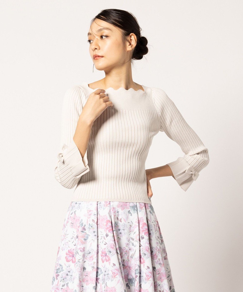 【トッカ/TOCCA】の【洗える】ZIGZAG KNIT プルオーバー インテリア・キッズ・メンズ・レディースファッション・服の通販 founy(ファニー) 　ファッション　Fashion　レディースファッション　Fashion for Women　トップス・カットソー　Cut & Sew Tops　ニット　Knit Tops & Sweaters　カジュアルプルオーバー・ニットトップス　Pullovers & Knit Tops / Casual Pullovers　夏　Summer　春　Spring　S/S・春夏　SS, Spring/Summer, Warm Season　洗える　Machine Washable　ライトグレー系|ID: prp329100004537383 ipo3291000000032649897