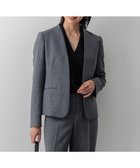 【23区/NIJYUSANKU】の【洗える】ウールライクカルゼ ノーカラージャケット 人気、トレンドファッション・服の通販 founy(ファニー) ファッション Fashion レディースファッション WOMEN アウター Coat Outerwear ジャケット Jackets ノーカラージャケット No Collar Leather Jackets インナー Inner 洗える Washable カッティング Cutting ジャケット Jacket ストレッチ Stretch スリット Slit スーツ Suit セットアップ Set Up ツイル Twill テーパード Tapered テーラード Tailored 人気 Popularity パターン Pattern フィット Fit フロント Front リアル Real ワイド Wide A/W・秋冬 Aw・Autumn/Winter・Fw・Fall-Winter 冬 Winter 2024年 2024 2024-2025秋冬・A/W Aw/Autumn/Winter/Fw/Fall/2024-2025 thumbnail グレー系|ID: prp329100004537389 ipo3291000000032128885