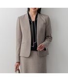 【23区/NIJYUSANKU】の【洗える】ウールライクカルゼ ノーカラージャケット 人気、トレンドファッション・服の通販 founy(ファニー) ファッション Fashion レディースファッション WOMEN アウター Coat Outerwear ジャケット Jackets ノーカラージャケット No Collar Leather Jackets インナー Inner 洗える Washable カッティング Cutting ジャケット Jacket ストレッチ Stretch スリット Slit スーツ Suit セットアップ Set Up ツイル Twill テーパード Tapered テーラード Tailored 人気 Popularity パターン Pattern フィット Fit フロント Front リアル Real ワイド Wide A/W・秋冬 Aw・Autumn/Winter・Fw・Fall-Winter 冬 Winter 2024年 2024 2024-2025秋冬・A/W Aw/Autumn/Winter/Fw/Fall/2024-2025 thumbnail ベージュ系|ID: prp329100004537389 ipo3291000000032128887