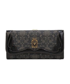 【アナスイ/ANNA SUI】のリーブル 口金長財布 人気、トレンドファッション・服の通販 founy(ファニー) ファッション Fashion レディースファッション WOMEN 財布 Wallets クラシック Classic ブローチ Brooch プリント Print ヴィンテージ Vintage エレガント 上品 Elegant 財布 Wallet 軽量 Lightweight |ID:prp329100004537422