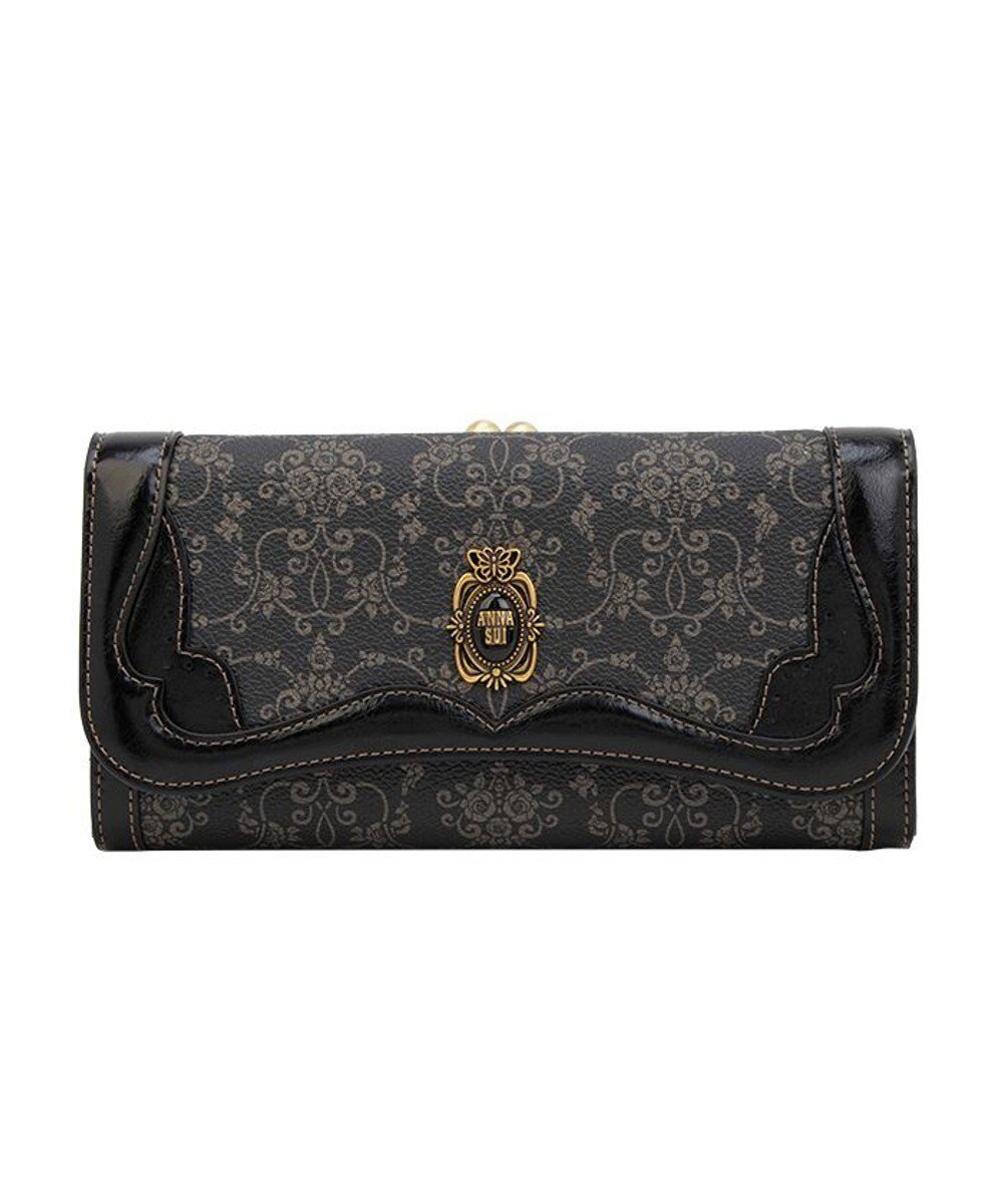 【アナスイ/ANNA SUI】のリーブル 口金長財布 人気、トレンドファッション・服の通販 founy(ファニー) 　ファッション　Fashion　レディースファッション　WOMEN　財布　Wallets　クラシック　Classic　ブローチ　Brooch　プリント　Print　ヴィンテージ　Vintage　エレガント 上品　Elegant　財布　Wallet　軽量　Lightweight　 other-1|ID: prp329100004537422 ipo3291000000032246029