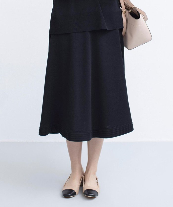 【組曲/KUMIKYOKU】の【セットアップ着用可・WEB限定カラーあり】MINA ニットフレアスカート インテリア・キッズ・メンズ・レディースファッション・服の通販 founy(ファニー) https://founy.com/ ファッション Fashion レディースファッション Fashion for Women セットアップ Matching Sets スカート・ミニ/ミディ/マキシ Skirts / Mini, Midi & Maxi Skirts スカート Skirts Aライン・フレアスカート A-Line & Flared Skirts 春 Spring カーディガン Cardigan, Knitwear シンプル Simple, Minimal ストレッチ Stretch, Stretchy Fabric セットアップ Set-Up, Coordinated Outfit フォルム Silhouette, Form フリル Frill, Ruffle フレア Flare, Flared S/S・春夏 SS, Spring/Summer, Warm Season おすすめ Recommended / Our Picks 夏 Summer エレガント 上品 Elegant |ID: prp329100004537425 ipo3291000000034222098