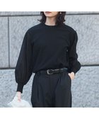 【23区/NIJYUSANKU】の【洗える】コンフォートストレッチ パフスリーブ ニット ブラック系|ID: prp329100004537433 ipo3291000000036298941