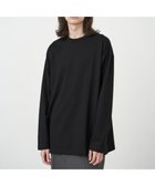 【エイトン/ATON】の12/- AIR SPININNG ロングスリーブTシャツ - UNISEX 人気、トレンドファッション・服の通販 founy(ファニー) ファッション Fashion レディースファッション WOMEN トップス・カットソー Tops/Tshirt シャツ/ブラウス Shirts/Blouses ロング / Tシャツ T-Shirts カットソー Cut and Sewn ユニセックス Unisex カットソー Cut And Sew スリーブ Sleeve ロング Long 夏 Summer S/S・春夏 Ss・Spring/Summer A/W・秋冬 Aw・Autumn/Winter・Fw・Fall-Winter thumbnail BLACK|ID: prp329100004537441 ipo3291000000032063472