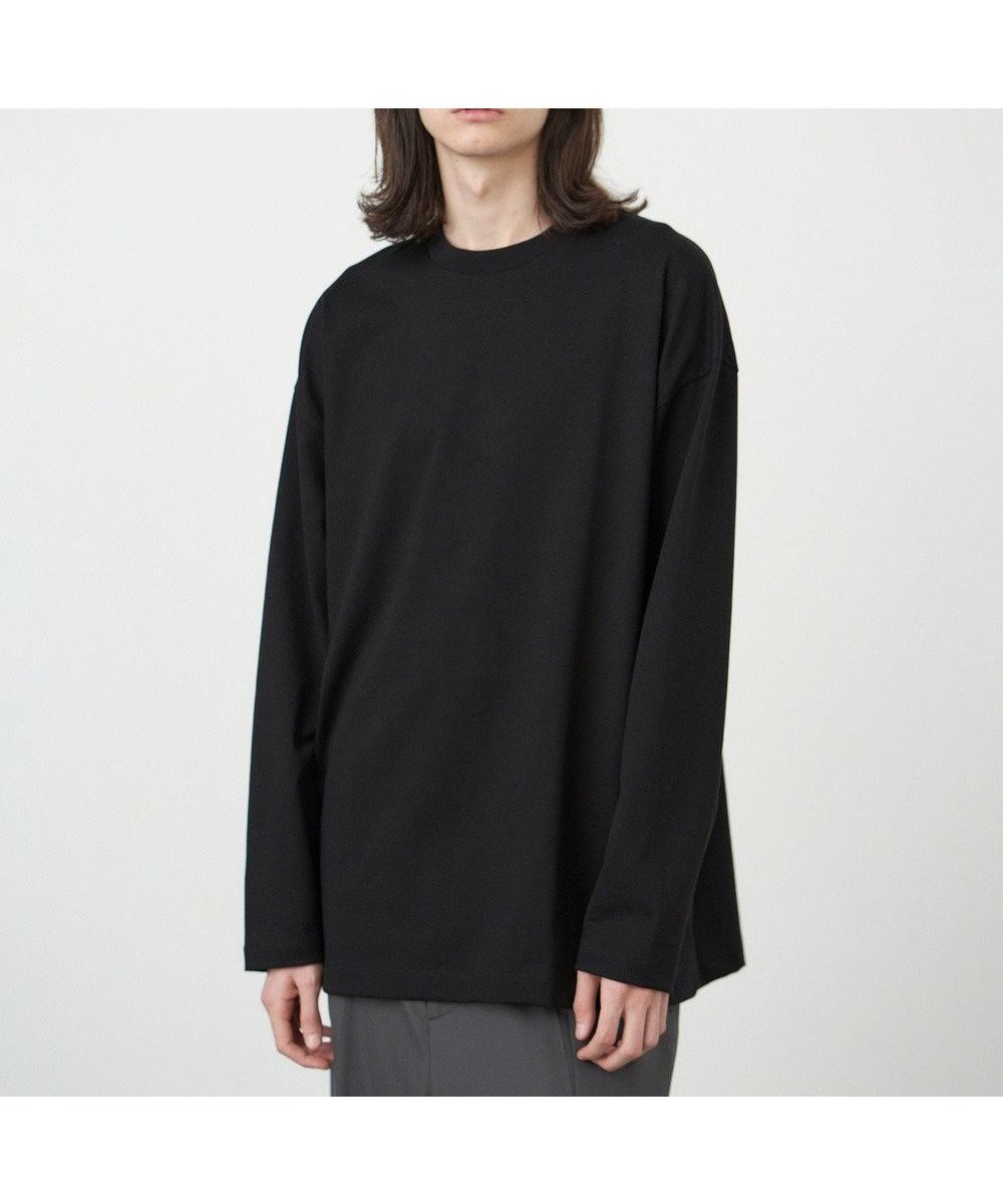 【エイトン/ATON】の12/- AIR SPININNG ロングスリーブTシャツ - UNISEX インテリア・キッズ・メンズ・レディースファッション・服の通販 founy(ファニー) 　ファッション　Fashion　レディースファッション　WOMEN　トップス・カットソー　Tops/Tshirt　シャツ/ブラウス　Shirts/Blouses　ロング / Tシャツ　T-Shirts　カットソー　Cut and Sewn　ユニセックス　Unisex　カットソー　Cut And Sew　スリーブ　Sleeve　ロング　Long　夏　Summer　S/S・春夏　Ss・Spring/Summer　A/W・秋冬　Aw・Autumn/Winter・Fw・Fall-Winter　BLACK|ID: prp329100004537441 ipo3291000000032063472