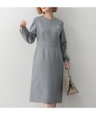 【23区/NIJYUSANKU】の【洗える】ウールミックスジョーゼット ワンピース ライトグレー系|ID: prp329100004537442 ipo3291000000032063482