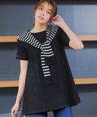 【ティアクラッセ/Tiaclasse】の【洗える】デニムチュニックブラウス ブラック|ID: prp329100004537443 ipo3291000000032566530