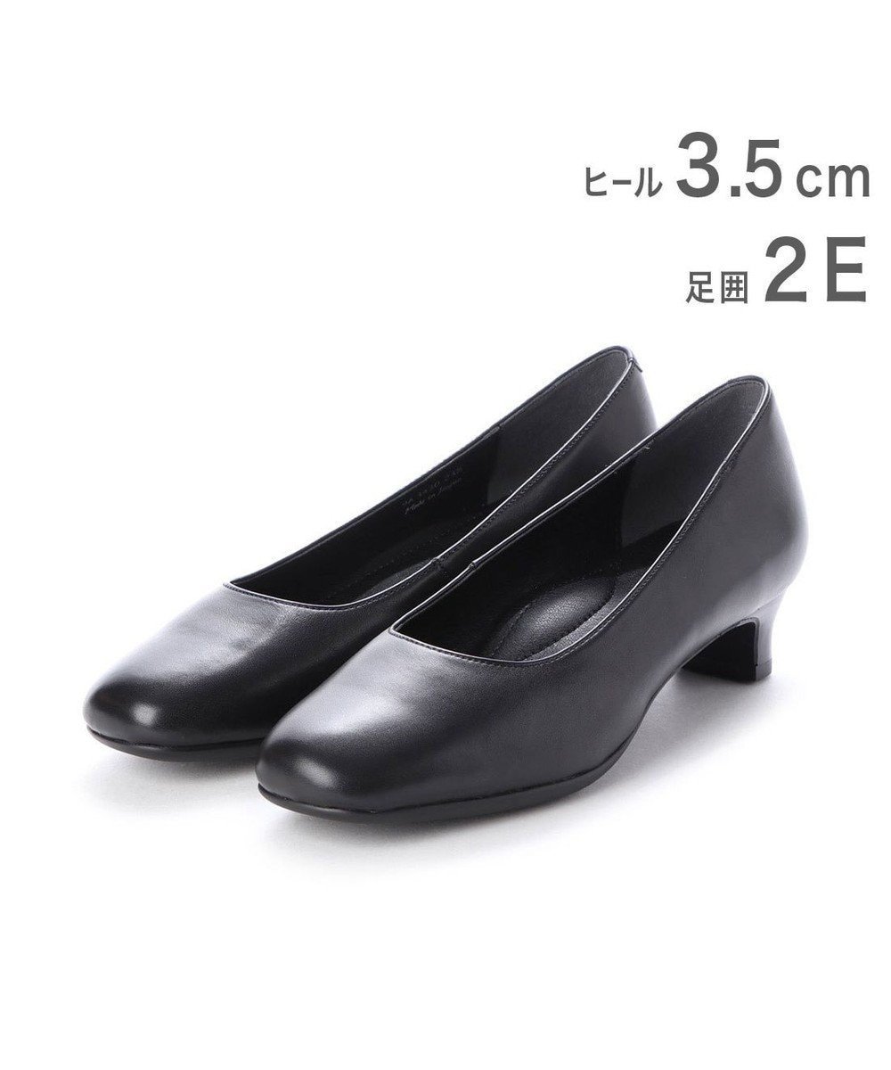 【イング/ing】のing 【3.5cmヒール】ブラックパンプス 人気、トレンドファッション・服の通販 founy(ファニー) 　ファッション　Fashion　レディースファッション　WOMEN　クッション　Cushion　シューズ　Shoes　スクエア　Square　トレンド　Trend　定番　Standard　バランス　Balance　フォーマル　Formal　ベーシック　Basic　日本製　Made In Japan　エレガント 上品　Elegant　 other-1|ID: prp329100004537445 ipo3291000000032142968