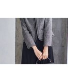 【エニィ スィス/any SiS】の【洗える】ライトストレッチ ツイード ジャケット ネイビーシャンブレー|ID: prp329100004537447 ipo3291000000033571597