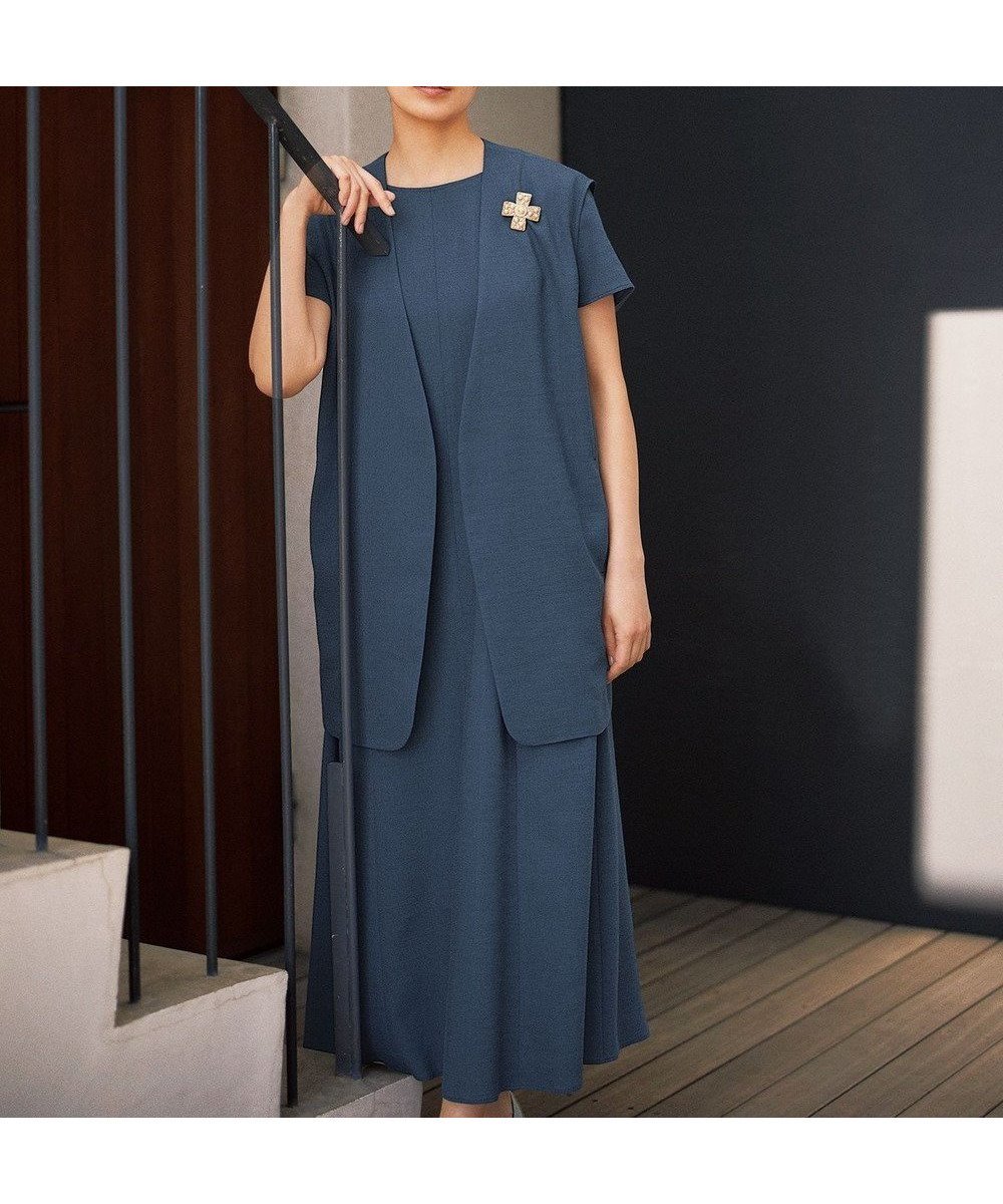 【自由区/JIYU-KU】の【カタログ掲載・接触冷感・UVカット・洗える】リネンミックスツィル ワンピース 人気、トレンドファッション・服の通販 founy(ファニー) 　ファッション　Fashion　レディースファッション　WOMEN　ワンピース　Dress　ツイル　Twill　ドレープ　Drape　ネップ　Nep Yarn　ミックス　Mix　メランジ　Melange　リネン　Linen　再入荷　Restock/Back In Stock/Re Arrival　夏　Summer　春　Spring　S/S・春夏　Ss・Spring/Summer　洗える　Washable　 other-1|ID: prp329100004537451 ipo3291000000032130503
