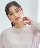 【エニー/ANY】の2連メタルモチーフネックレス シルバー|ID: prp329100004537475 ipo3291000000033574756