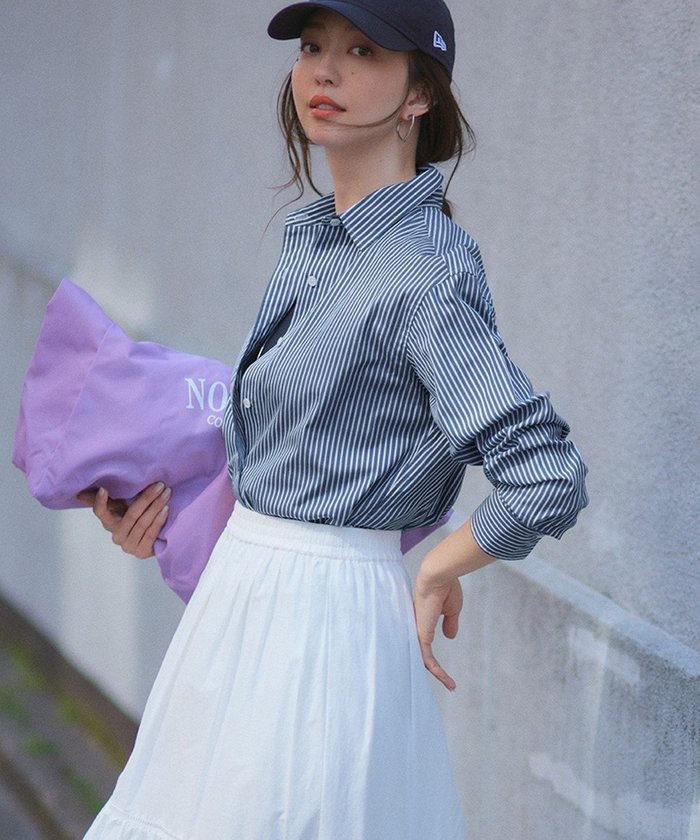 【23区/NIJYUSANKU】の【洗える】CANCLINI ベーシック シャツ インテリア・キッズ・メンズ・レディースファッション・服の通販 founy(ファニー) https://founy.com/ ファッション Fashion レディースファッション WOMEN トップス・カットソー Tops/Tshirt シャツ/ブラウス Shirts/Blouses イエロー Yellow イタリア Italy インナー Inner エレガント 上品 Elegant 春 Spring 洗える Washable シンプル Simple ストライプ Stripe ダブル Double ツイル Twill デニム Denim 定番 Standard パール Pearl ベーシック Basic ポケット Pocket ロング Long S/S・春夏 Ss・Spring/Summer おすすめ Recommend 夏 Summer 2023春夏・S/S Ss,Spring/Summer,2023 2023年 2023 |ID: prp329100004537476 ipo3291000000032063670