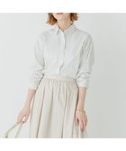 【23区/NIJYUSANKU】の【洗える】CANCLINI ベーシック シャツ ホワイト×マリンブルーストライプ|ID: prp329100004537476 ipo3291000000032063676