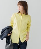 【23区/NIJYUSANKU】の【洗える】CANCLINI ベーシック シャツ イエロー系|ID: prp329100004537476 ipo3291000000032063677