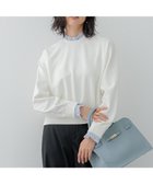 【23区/NIJYUSANKU】の【洗える】クリアコットンテリー ストライプフリル スウェット 人気、トレンドファッション・服の通販 founy(ファニー) ファッション Fashion レディースファッション WOMEN トップス・カットソー Tops/Tshirt シャツ/ブラウス Shirts/Blouses パーカ Sweats ロング / Tシャツ T-Shirts スウェット Sweat カットソー Cut and Sewn 春 Spring 洗える Washable カットソー Cut And Sew カフス Cuffs クロップド Cropped シンプル Simple スウェット Sweat ストライプ Stripe フリル Frills ボトム Bottom ループ Loop ワイド Wide S/S・春夏 Ss・Spring/Summer 夏 Summer thumbnail ホワイト系|ID: prp329100004537477 ipo3291000000032144131
