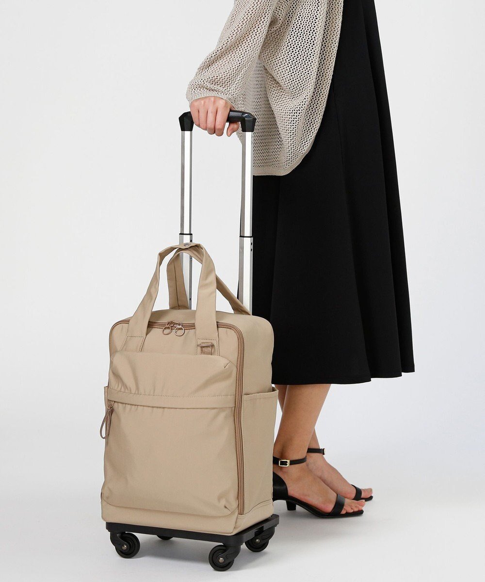 【エースバッグズアンドラゲッジ/ACE BAGS & LUGGAGE】のWorld Traveler ミラ ソフト トローリー 17536 ワールドトラベラー インテリア・キッズ・メンズ・レディースファッション・服の通販 founy(ファニー) 　ファッション　Fashion　レディースファッション　WOMEN　スーツ　Suits　フロント　Front　ポケット　Pocket　再入荷　Restock/Back In Stock/Re Arrival　旅行　Travel　スーツケース キャリーケース　Suitcase　ベージュ|ID: prp329100004537486 ipo3291000000032063739