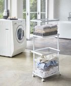 【タワー/tower】のランドリーワゴン+バスケット タワー ホワイト 人気、トレンドファッション・服の通販 founy(ファニー) ファッション Fashion レディースファッション WOMEN シンプル Simple スタイリッシュ Stylish バスケット Basket thumbnail ホワイト|ID: prp329100004537490 ipo3291000000032063757