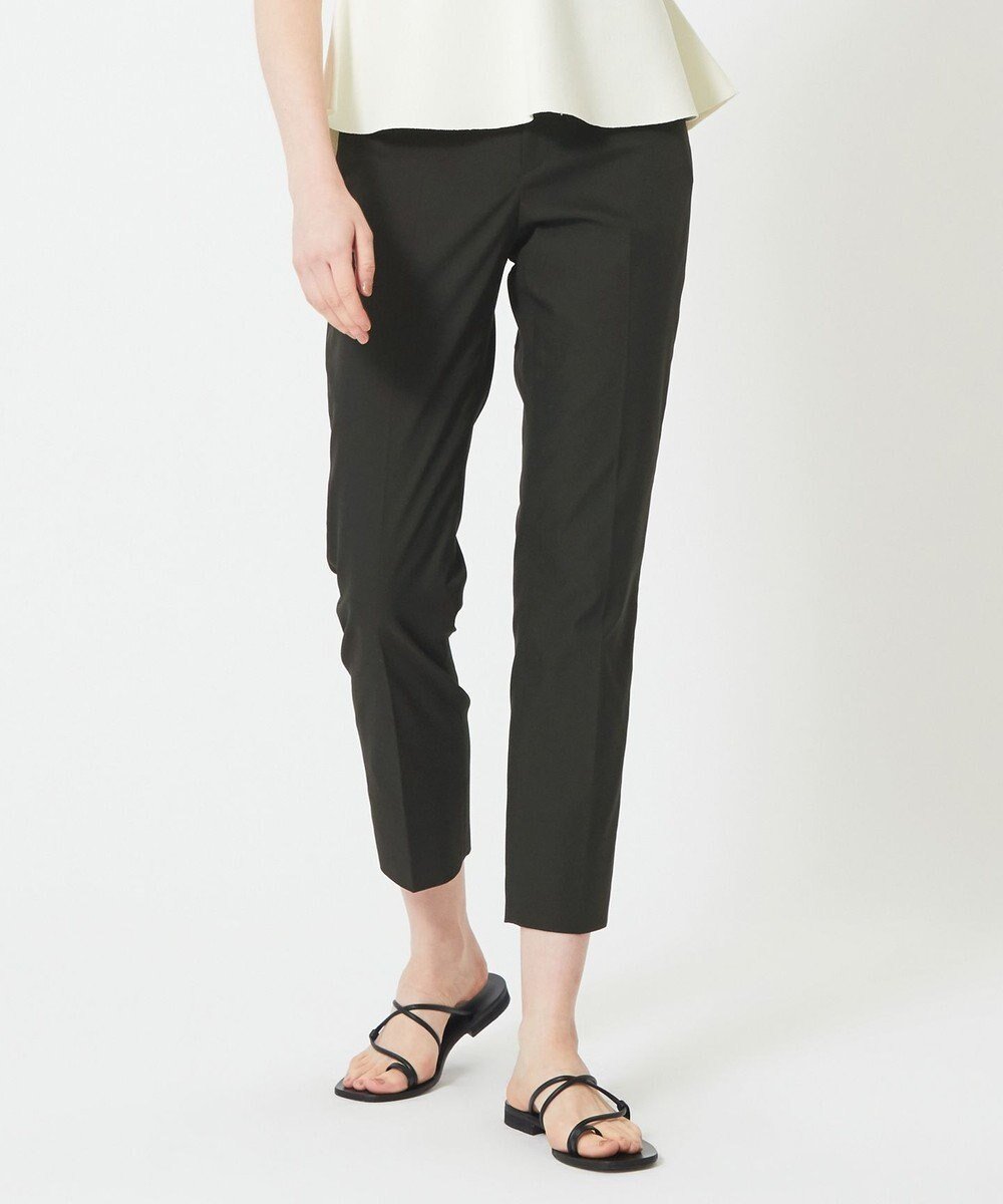 【ベイジ,/BEIGE,】のCOWBERRY / クロップドパンツ インテリア・キッズ・メンズ・レディースファッション・服の通販 founy(ファニー) 　ファッション　Fashion　レディースファッション　Fashion for Women　パンツ　Pants & Trousers　オックス　Oxford Fabric　軽量　Lightweight, Ultra Light　シンプル　Simple, Minimal　ストレッチ　Stretch, Stretchy Fabric　ストレート　Straight, Straight Cut　スリット　Slit, Slit Detail　センター　Center, Center Line　フィット　Fit, Slim Fit　A/W・秋冬　Autumn/Winter　S/S・春夏　SS, Spring/Summer, Warm Season　再入荷　Restock / Back in Stock　夏　Summer　2023春夏・S/S　Spring/Summer 2023 SS23　2023年　2023　Black|ID: prp329100004537507 ipo3291000000033219009