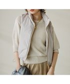 【23区/NIJYUSANKU】の【撥水加工/洗える】中綿 ショートパディング ベスト ベージュ系|ID: prp329100004537509 ipo3291000000032063861