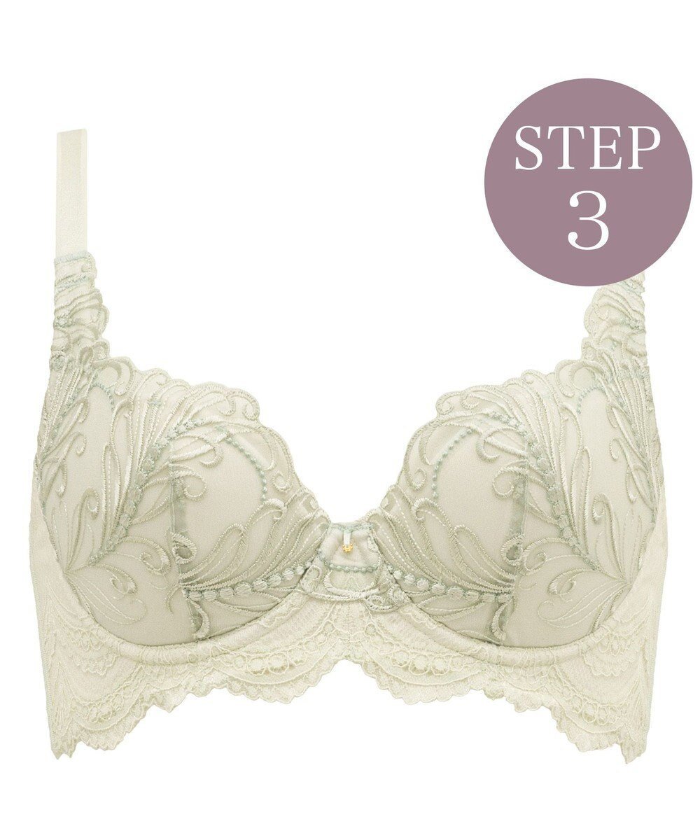 【ブラデリス ニューヨーク/BRADELIS New York】の【BRADELIS New York / 育乳STEP3 持ち上げる】ヴィオラステップ3ブラ24A1 補正 インテリア・キッズ・メンズ・レディースファッション・服の通販 founy(ファニー) 　ファッション　Fashion　レディースファッション　Fashion for Women　アンダー　Underwear Essentials　コンパクト　Compact, Small Size　ショーツ　Shorts, Short Pants　シルバー　Silver, Metallic Silver　シンプル　Simple, Minimal　ジュエリー　Jewelry, Accessories　デコルテ　Décolleté, Neckline　バランス　Balance, Style Balance　パール　Pearl, Pearl Accent　フェザー　Feather, Feather Detail　フェミニン　Feminine, Girly　ブラジャー　Bra, Lingerie　ポケット　Pocket, Pocket Detail　モチーフ　Motif, Design Theme　ラップ　Wrap, Wrap Design　レース　Lace, Lace Fabric　ワイヤー　Wire, Wired Bra　おすすめ　Recommended / Our Picks　ライトグリーン|ID: prp329100004537518 ipo3291000000033660673