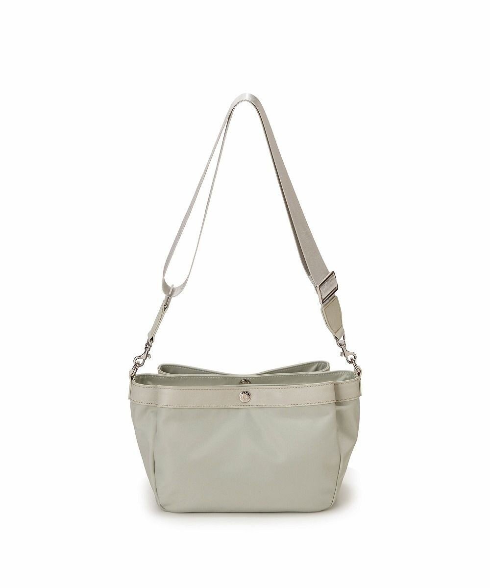 【トプカピ/TOPKAPI】の【Breath TOPKAPI】防水ナイロン レザーコンビ ショルダーバッグ インテリア・キッズ・メンズ・レディースファッション・服の通販 founy(ファニー) 　ファッション　Fashion　レディースファッション　Ladies' Fashion Online　バッグ　Bag　コンビ　Combination　ショルダー　Shoulder　シンプル　Simple　フロント　Front　ポケット　Pocket　マグネット　Magnet　再入荷　Restock/Back In Stock/Re Arrival　旅行　Travel　ミントグリーン|ID: prp329100004537519 ipo3291000000032575356