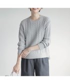 【ジェイ プレス/J.PRESS】の【WEB限定カラーあり・洗える】EIGER CORD ALAN クルーネックプルオーバー ニット 【WEB限定】トップグレー系|ID: prp329100004537522 ipo3291000000032063947