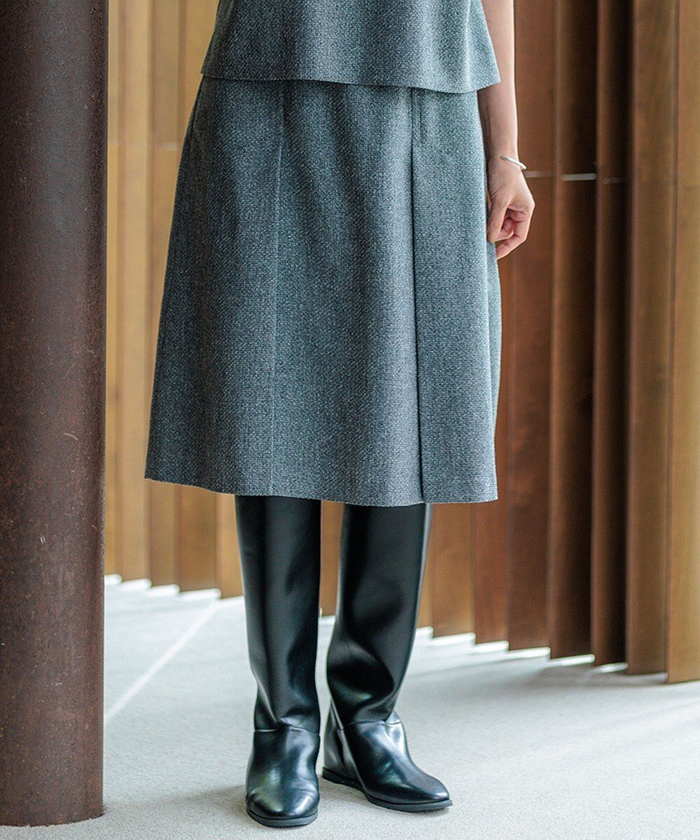 【23区/NIJYUSANKU】の【洗える】ツイーディーエトワール Aライン スカート インテリア・キッズ・メンズ・レディースファッション・服の通販 founy(ファニー) 　ファッション　Fashion　レディースファッション　Fashion for Women　スカート　Skirts　Aライン・フレアスカート　A-Line & Flared Skirts　2024年　2024　2024-2025秋冬・A/W　Autumn/Winter 2024–25 AW24–25　冬　Winter / This Winter　チェック　Check, Plaid, Tartan　ツイード　Twill, Twill Weave　トレンド　Trend, Trending Now　定番　Standard, Basic Item　洗える　Machine Washable　秋　Autumn　A/W・秋冬　Autumn/Winter　グレー系|ID: prp329100004537527 ipo3291000000033682339