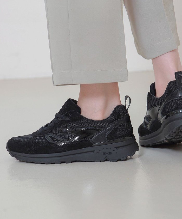 【インター ショシュール/INTER-CHAUSSURES】の【BUSSOLA】撥水コンビスニーカー インテリア・キッズ・メンズ・レディースファッション・服の通販 founy(ファニー) https://founy.com/ ファッション Fashion レディースファッション Fashion for Women クッション Cushion, Throw Pillow コンビ Combo, Combination Style 抗菌 Antibacterial, Bacteria-Resistant スニーカー Sneakers, Trainers バランス Balance, Style Balance ライニング Inner Lining, Inner Fabric, Lined ラバー Rubber, Rubber Sole |ID: prp329100004537528 ipo3291000000033674961