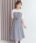 【フェルゥ/Feroux】のドッキング風ワンピース ライトグレー系|ID: prp329100004537535 ipo3291000000033315831
