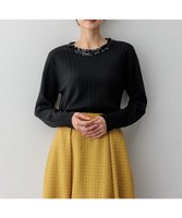 【23区/NIJYUSANKU】のスパンコール ワイドリブ ニット 人気、トレンドファッション・服の通販 founy(ファニー) ファッション Fashion レディースファッション WOMEN トップス・カットソー Tops/Tshirt ニット Knit Tops 2024年 2024 2024-2025秋冬・A/W Aw/Autumn/Winter/Fw/Fall/2024-2025 冬 Winter なめらか Smooth カーディガン Cardigan スパンコール Sequins スリット Slit セーター Sweater フェルト Felt ベーシック Basic ラグジュアリー Luxury ワイドリブ Wide Rib A/W・秋冬 Aw・Autumn/Winter・Fw・Fall-Winter |ID:prp329100004537552