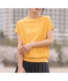 【ジェイ プレス/J.PRESS】の【洗える】レーヨンエリートストレッチ フレンチスリーブ ニット マリーゴールド系|ID: prp329100004537575 ipo3291000000032064228