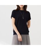 【ジェイ プレス/J.PRESS】の【洗える】レーヨンエリートストレッチ フレンチスリーブ ニット ネイビー系|ID: prp329100004537575 ipo3291000000032064235