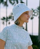 【23区 ゴルフ/NIJYUSANKU GOLF】の【WOMEN】無地×総柄2WAYリバーシブルバケットハット 黄緑系5|ID: prp329100004537588 ipo3291000000033409640