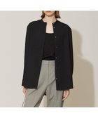 【アイシービー/iCB】の【接触冷感・UVケア・速乾・洗える】 FluidBackSatin シャツブラウス ブラック系|ID: prp329100004537614 ipo3291000000032641583
