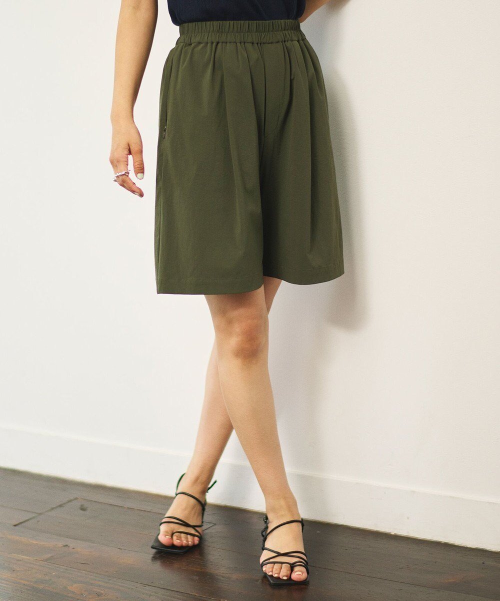 【ハッシュニュアンス/#Newans】の【UVカット/撥水/接触冷感】ハーフパンツ ラッシュガード インテリア・キッズ・メンズ・レディースファッション・服の通販 founy(ファニー) ファッション Fashion レディースファッション Fashion for Women パンツ Pants & Trousers ショートパンツ・ハーフパンツ High-Waisted & Relaxed Shorts シンプル Simple, Minimal ストレッチ Stretch, Stretchy Fabric ハーフ Half, Half-Length ポケット Pocket, Pocket Detail 夏 Summer 春 Spring S/S・春夏 SS, Spring/Summer, Warm Season カーキ|ID: prp329100004537625 ipo3291000000034387791